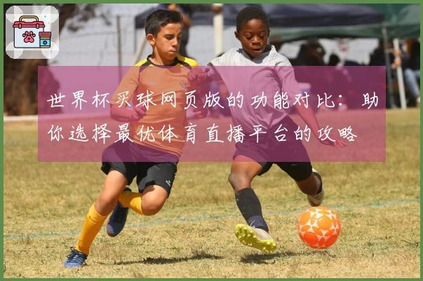 世界杯买球网页版的功能对比：助你选择最优体育直播平台的攻略